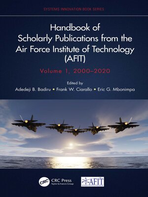 cover image of Handbook of Scholarly Publications from the Air Force Institute of Technology (AFIT), Volume 1, 2000-2020